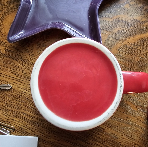 New Fiesta Scarlet Red Tapered Mug 15 Oz. - Picture 3 of 3